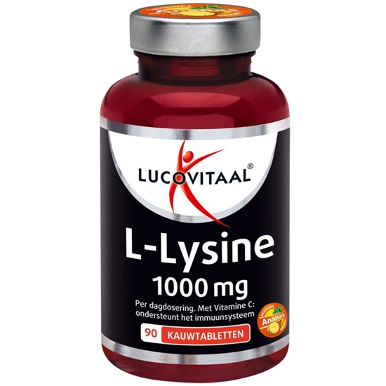 LUCOVITAAL LLYSINE 1000MG KAUWTABLETTEN